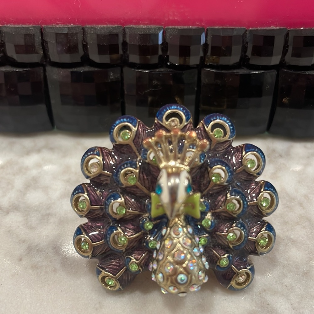 Betsey Johnson peacock ring - Picture 2 of 5